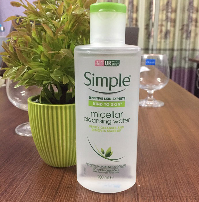 [HCM]Nước Tẩy Trang Simple  200ml