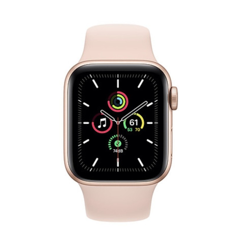 [Trả góp 0%](VN/A) Đồng hồ thông minh Apple Watch SE 40mm 44mm (GPS) viền nhôm - Dây cao su