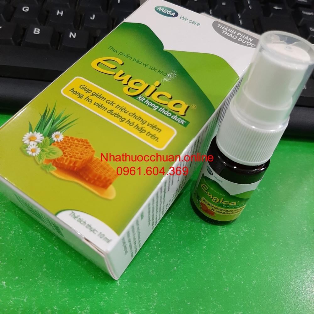 Xịt họng thảo dược Eugica (10ml)