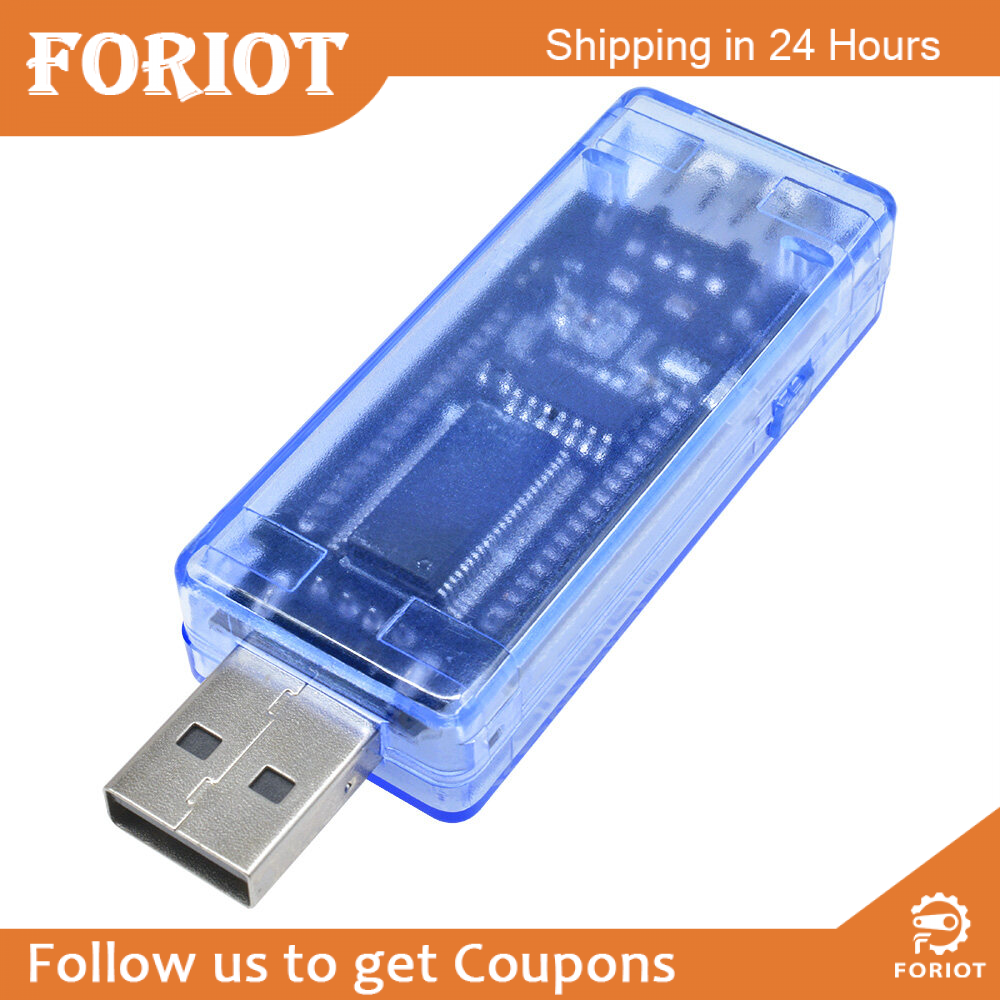 Foriot Thiết Bị Kiểm Tra Dòng Điện Và Điện Áp USB Màn Hình LCD, Đồng Hồ Vạn Năng Kiểm Tra Điện Áp 3.7-7V 0-3A, Thiết Bị Kiểm Tra Sạc USB