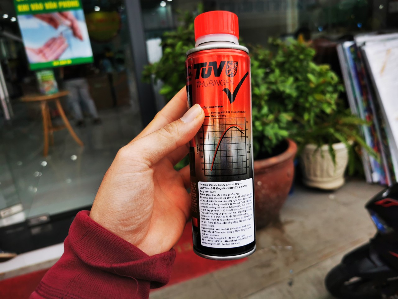 Dung Dịch Bảo Vệ Động Cơ Phụ Gia Nhớt Ceramic VOLTRONIC E59 300ml