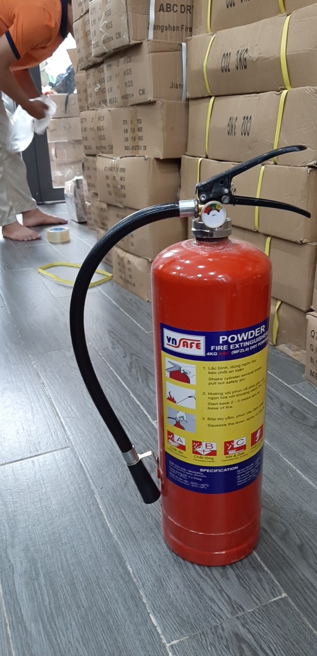 Bình bột chữa cháy ABC 4kg - MFZL 4