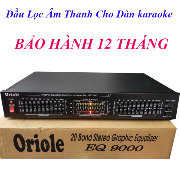 Đầu Lọc Âm Thanh Equalizer Oriole EQ9000 Cho Dàn karaoke chất lượng