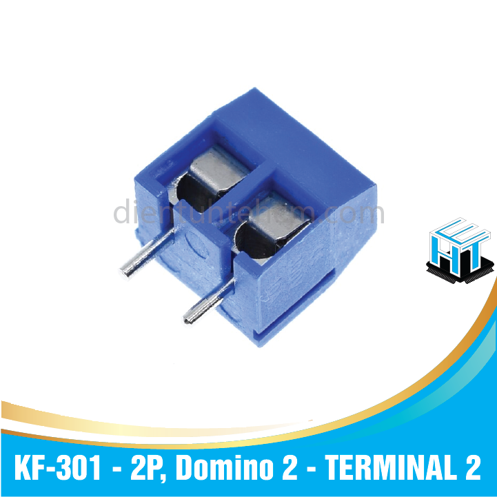 [set 6 con]Đầu Nối KF-301 - 2P, Domino 2 - TERMINAL 2