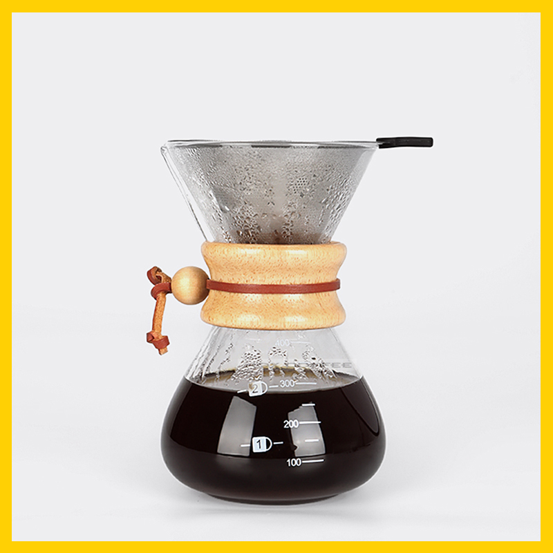 Bình pha cà phê Chemex | Có tặng kèm phễu inox