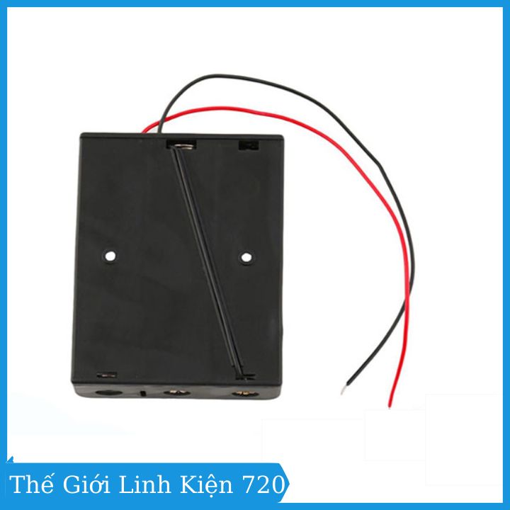Đế pin 18650 đấu nối tiếp 1/2/3/4 pin