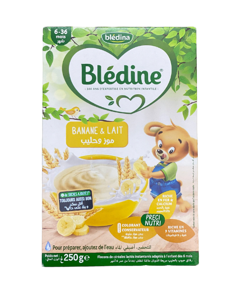 Bột ăn dặm Bledine cho bé từ 6 - 36 tháng vị trái cây