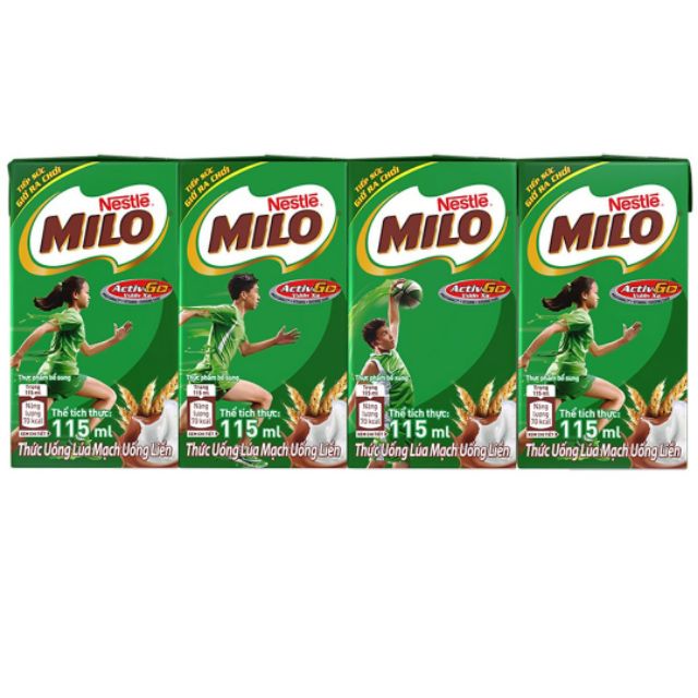 Sữa Milo Hộp 115ml ( Thùng 48 hộp )