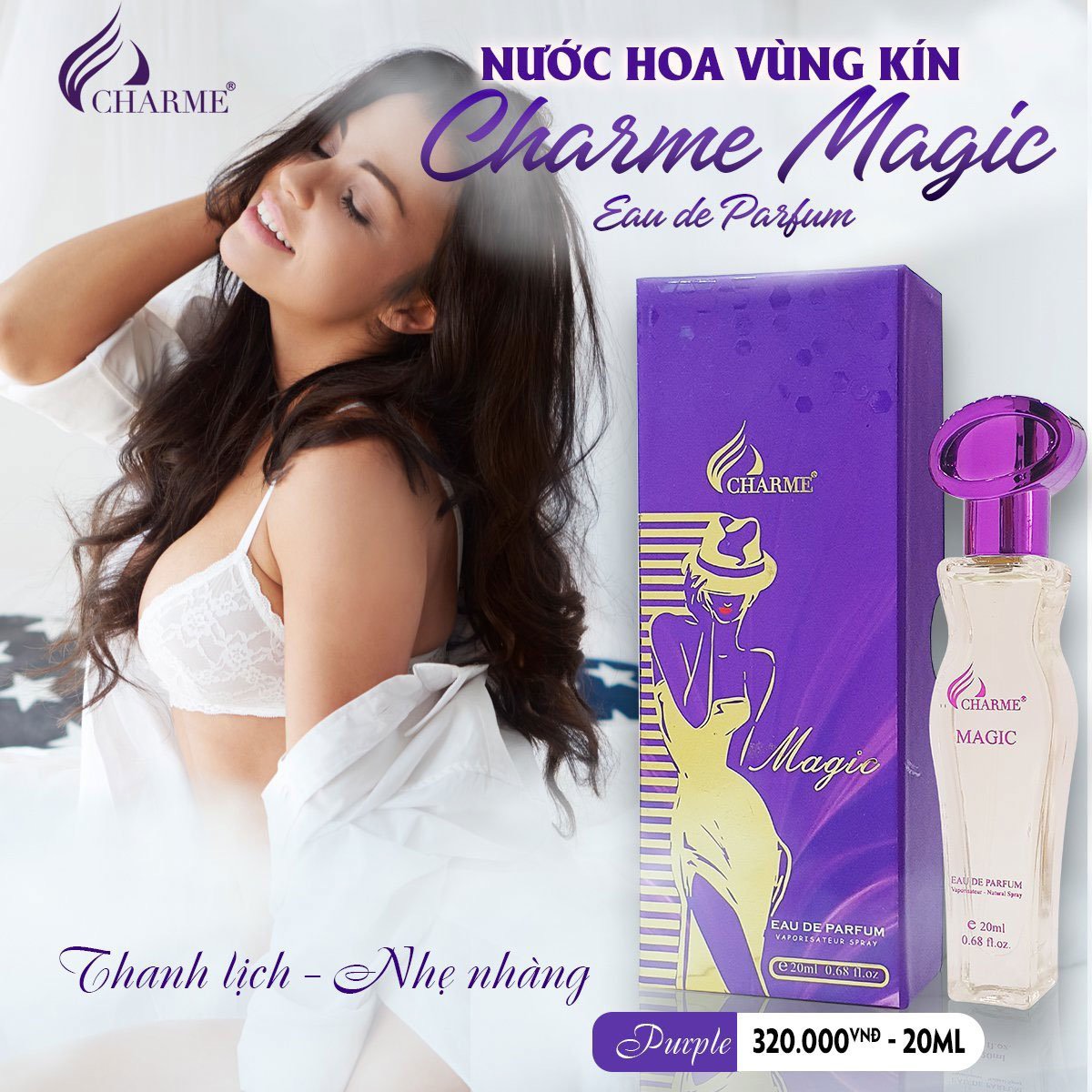 Nước hoa vùng kín magic 20ml