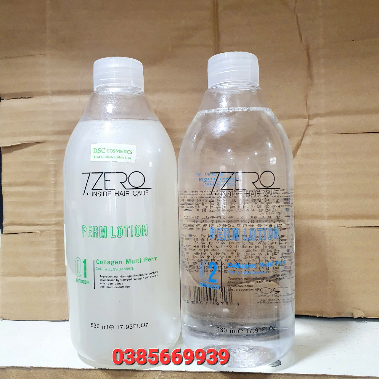 THUỐ UỐN LẠNH TẠI NHÀ 7.ZERO 530ml ( UỐN MÁI, UỐN XÙ MÌ, UỐN PHỒNG CHÂN TÓC)