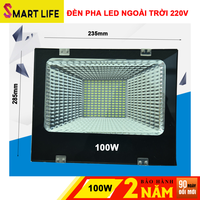 Đèn Pha Led Ngoài Trời 100w Bảo Hành 2 Năm