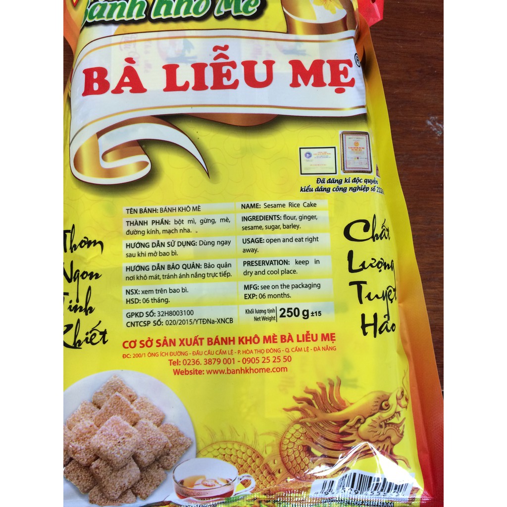 KHÔ MÈ BÀ LIỄU ĐẶC SẢN ĐÀ NẴNG - cực ngon