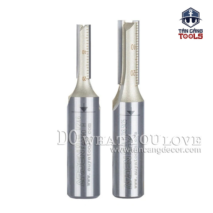 Mũi Router Móc Rãnh Arden 30 x 15 mm Cốt 6.35 mm