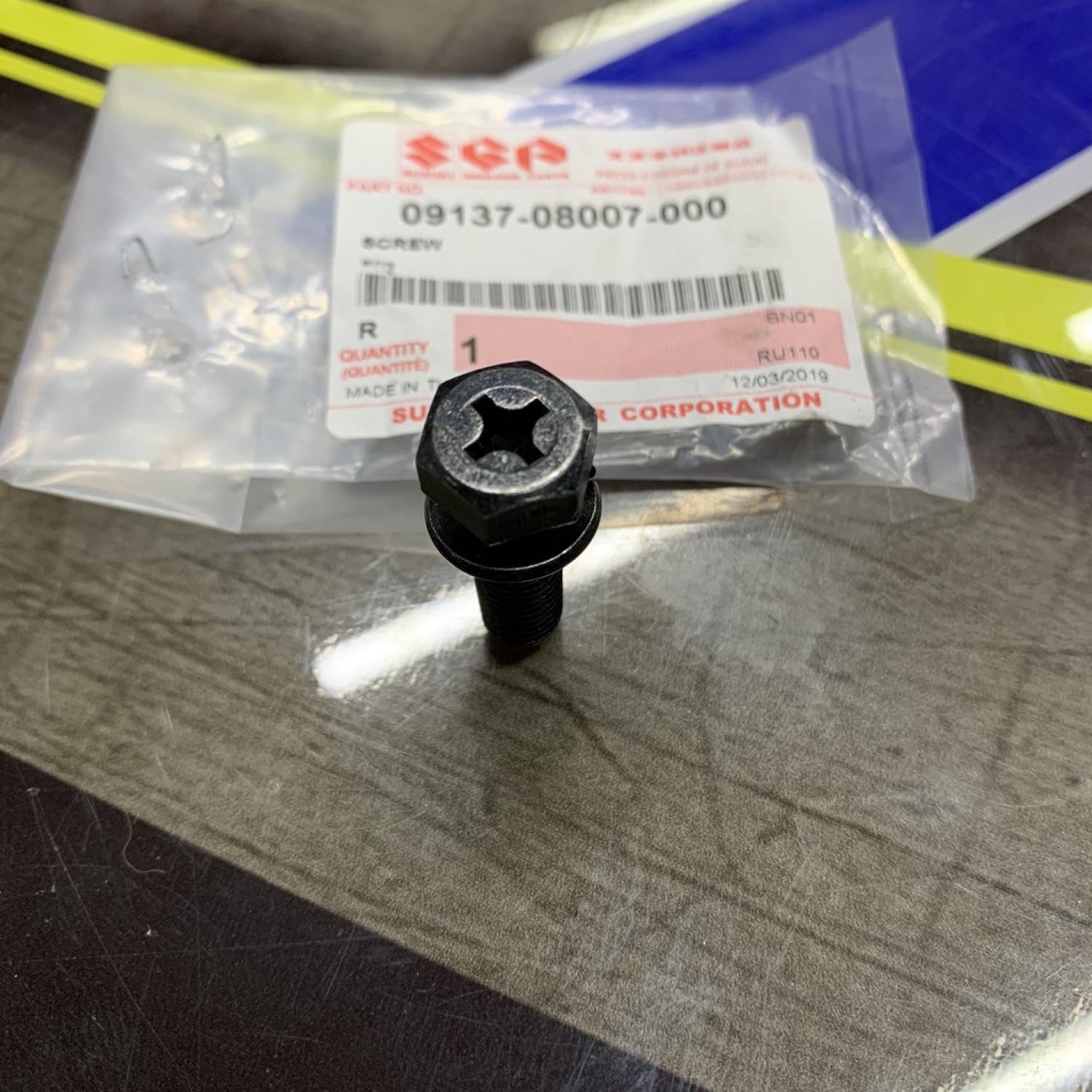 Ốc cổ pô sport zin - xipo - satria - rgv