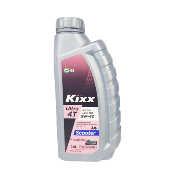 [Ảnh thật] Nhớt Kixx xe tay ga 5W40 Fully Synthentic nhập khẩu Hàn Quốc, nhớt kixx 5W40 cho xe tay ga chai 800ml