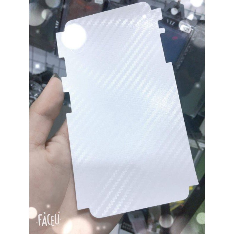 Skin D&aacute;n Cacbon Full Lưng Viền Iphone ❤️