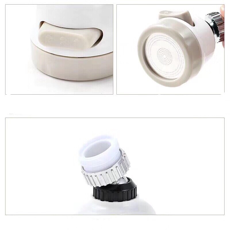 Đầu vòi tăng áp 3 mức độ cho bồn rửa chén