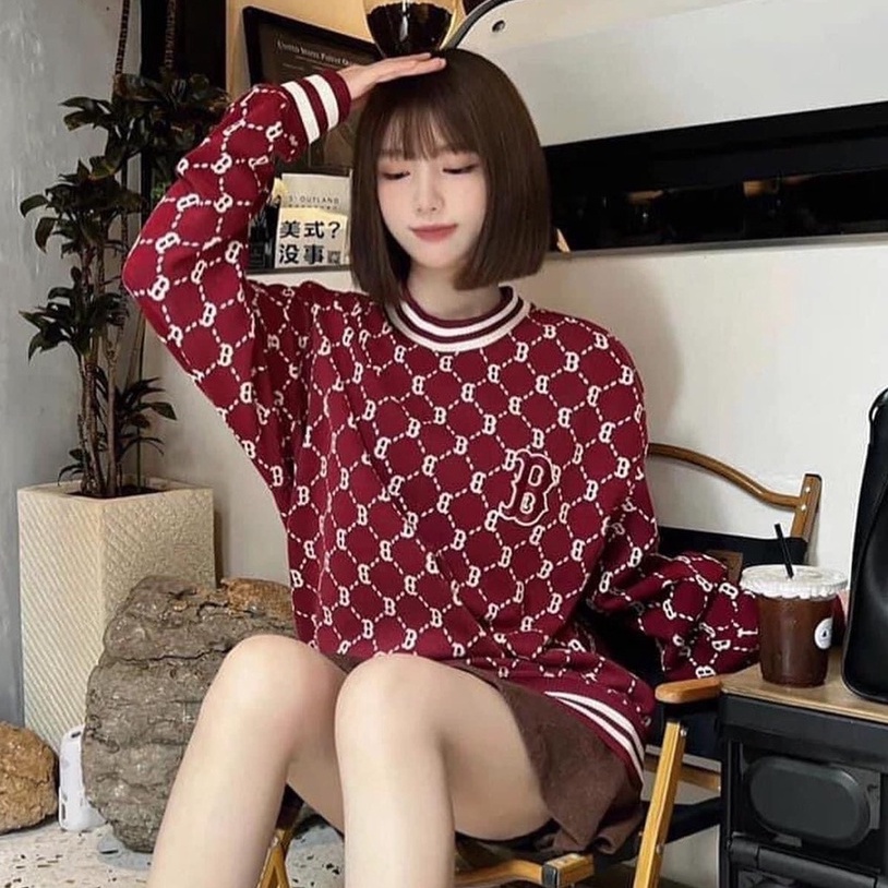 Áo nỉ tay dài Sweatshirt MLB Mega nam nữ cao cấp
