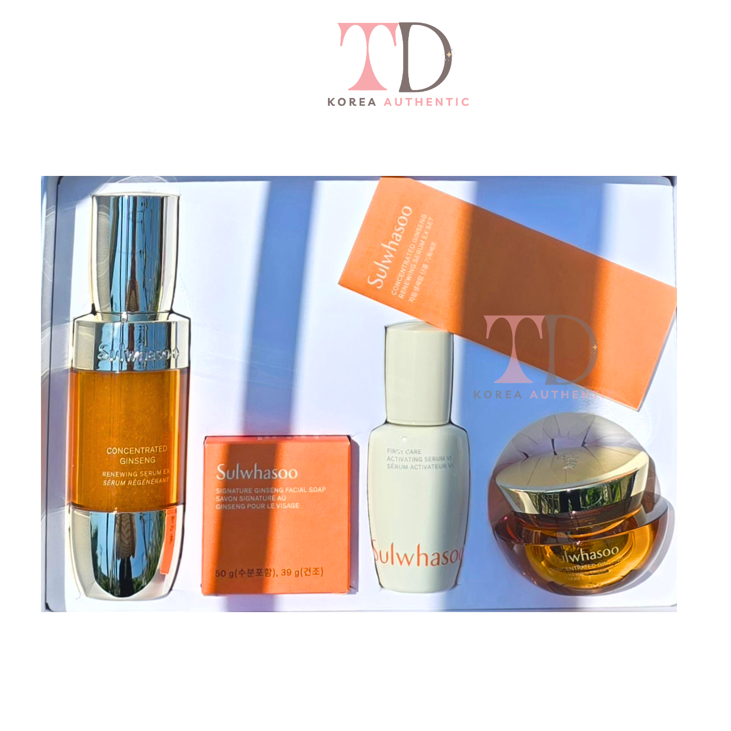 SULWHASOO Set serum nhân sâm Concentrated Ginseng Renewing Serum date mới 2027 tloskorea cũ