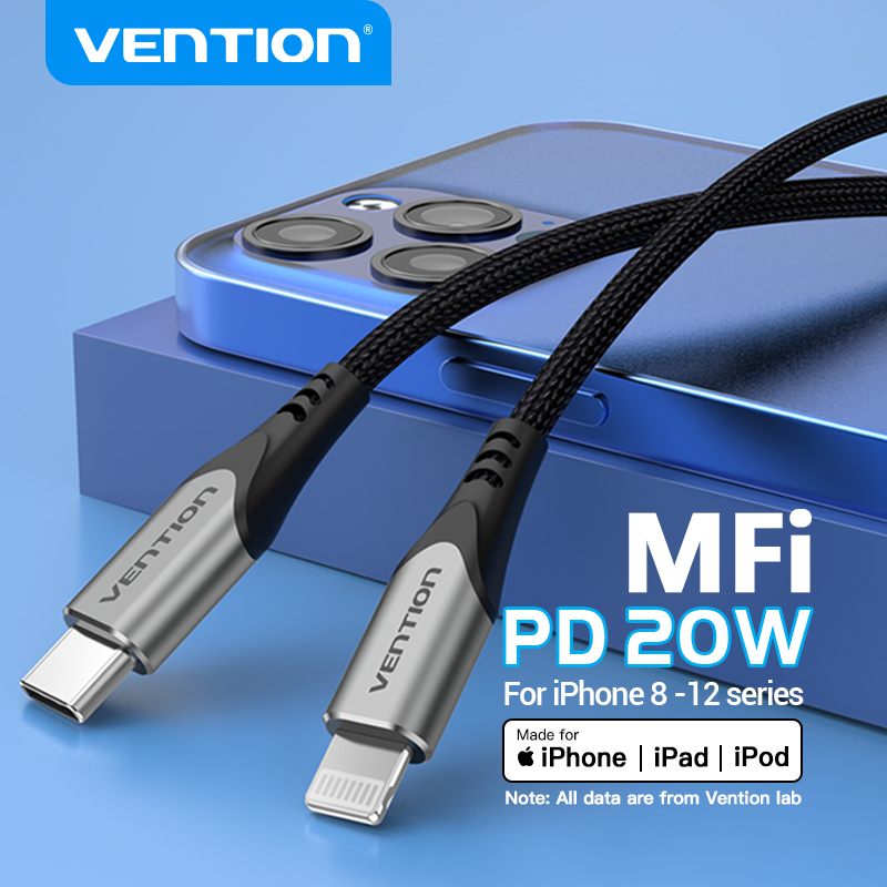 Can Sét Cáp USB-C Để Sét Nhanh Chóng PD Sạc Cáp MFi Chứng Nhận 3A Ngày Cáp Cho Các Thiết Bị IOS Iphone Ipad Ipod USB-C Để Sét PD Nhanh Chóng Sạc Ngày Cáp Màu Xám
