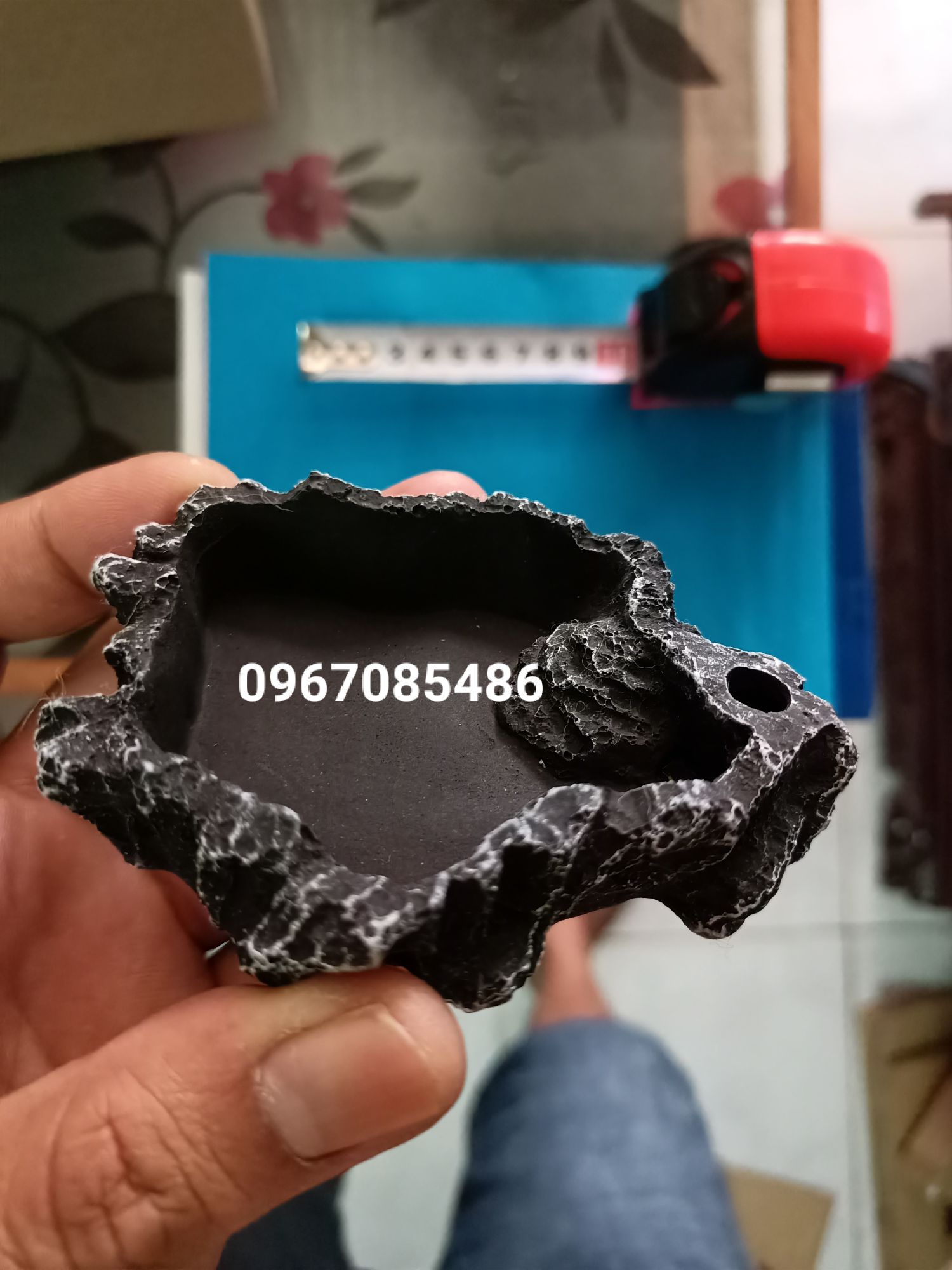 CHÉN ĐÁ CHO CÁ , TÉP CẢNH , DỤNG CỤ CHO CÁ , TÉP CẢNH ĂN