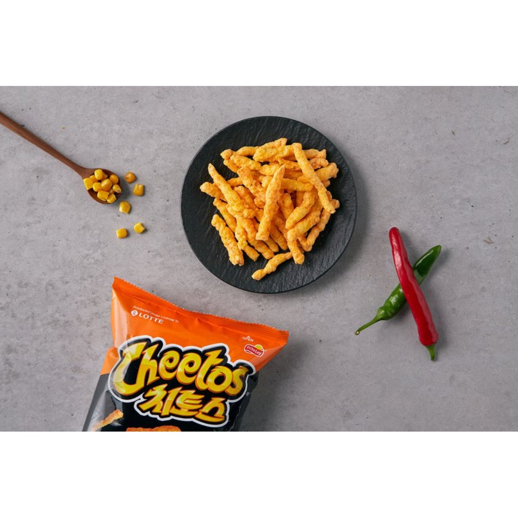 LOTTE) Snack Cheetos Vị Cay Ngọt - [롯데] 치토스 매콤달콤한맛 82G