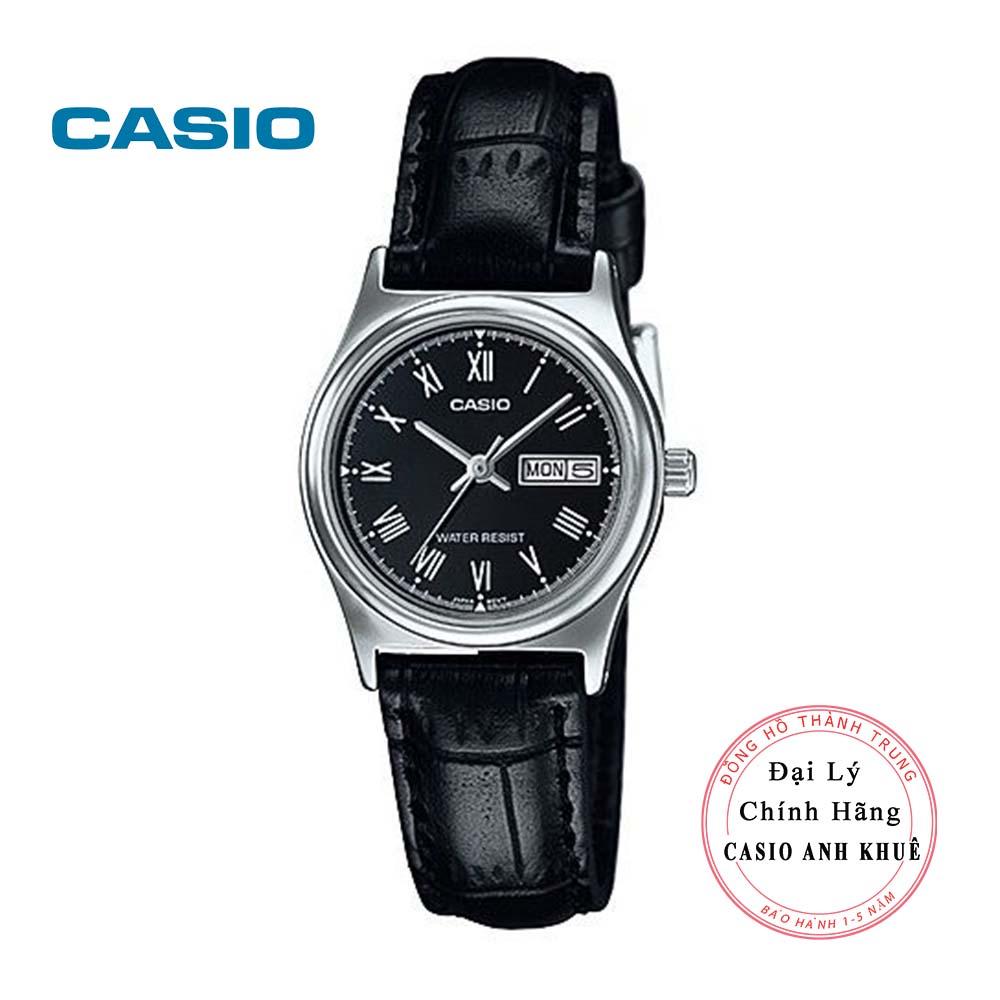 Đồng hồ đeo tay nữ Casio LTP-V006L-1BUDF dây da