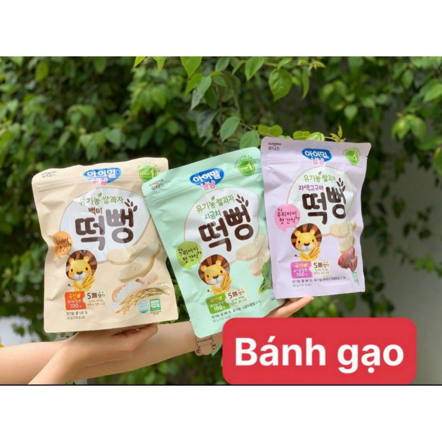 Bánh gạo hữu cơ Idong Hàn Quốc cho bé từ 6 tháng