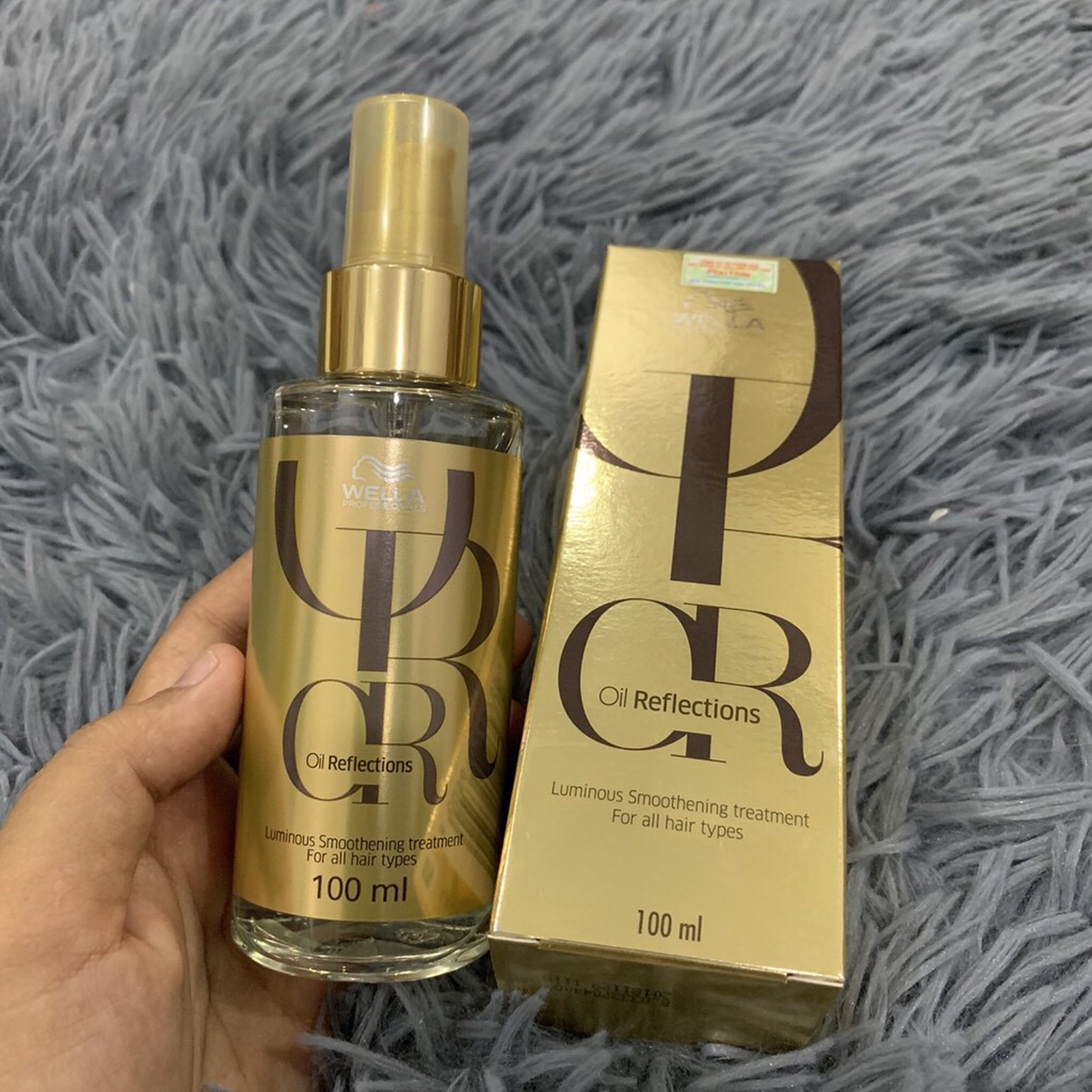 [HCM]Tinh dầu phục hồi tóc hư tổn Oil Reflections Wella 100ml (new)