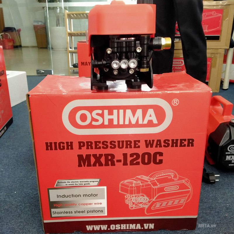 Máy rửa xe có chỉnh áp oshima os 120C