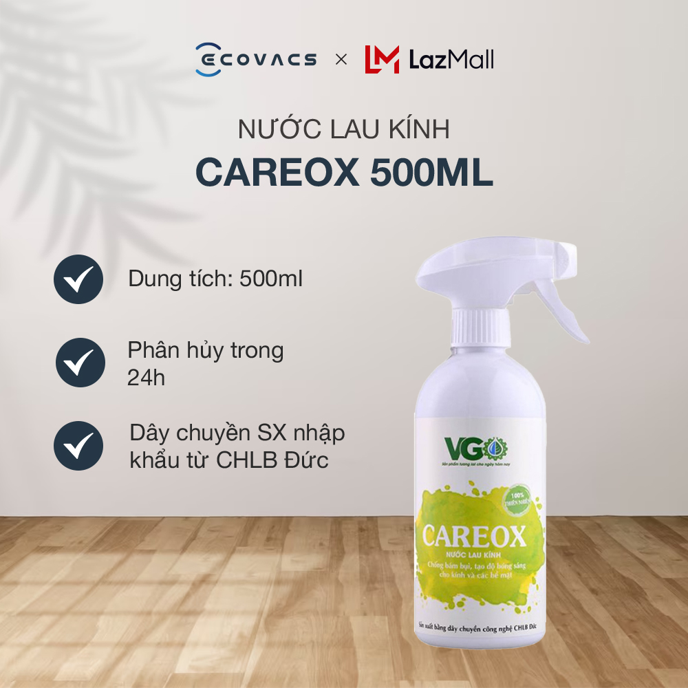 [Quà tặng không bán] Nước lau kính Careox 500ml