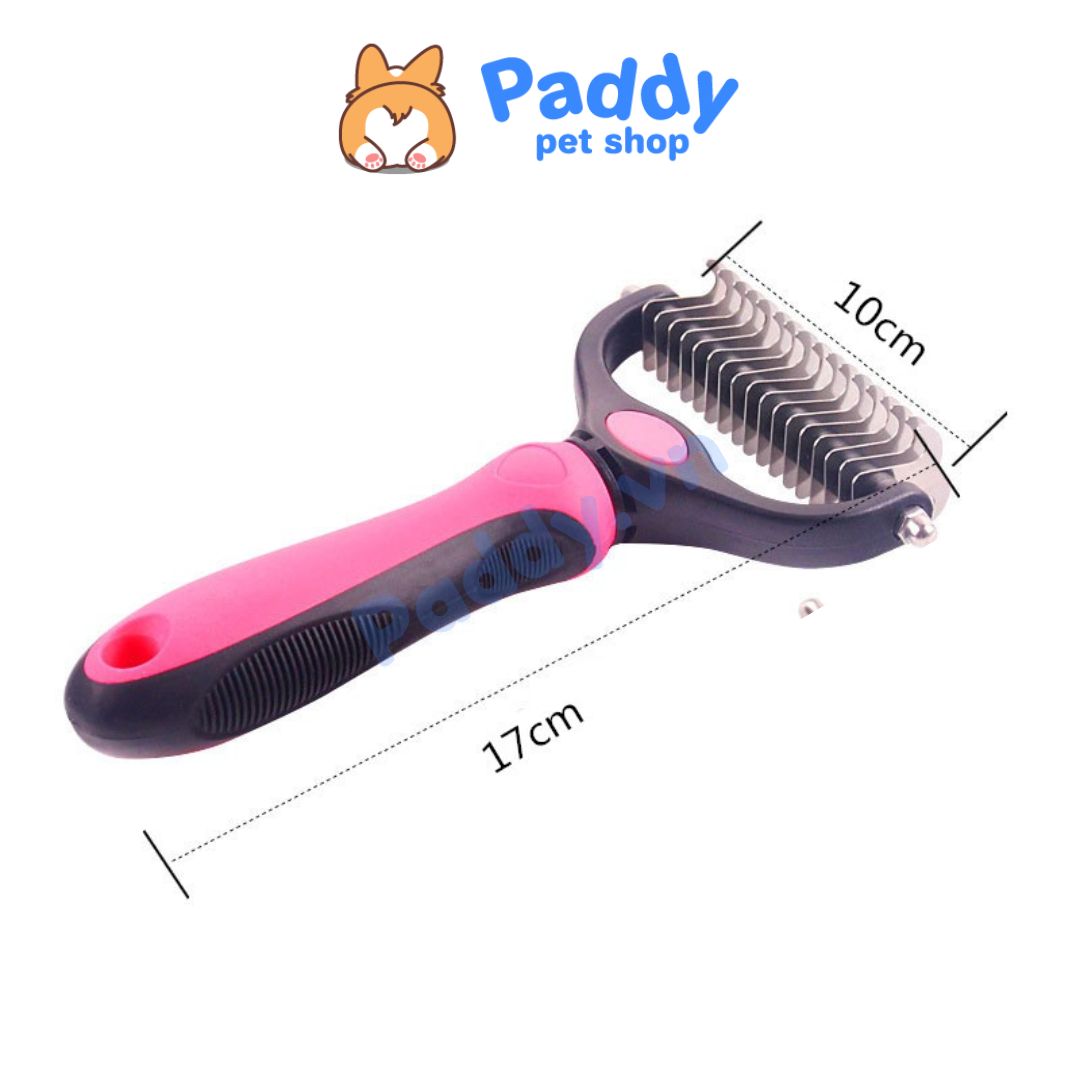 Lược Gỡ Rối Lông Chó Mèo 17cm