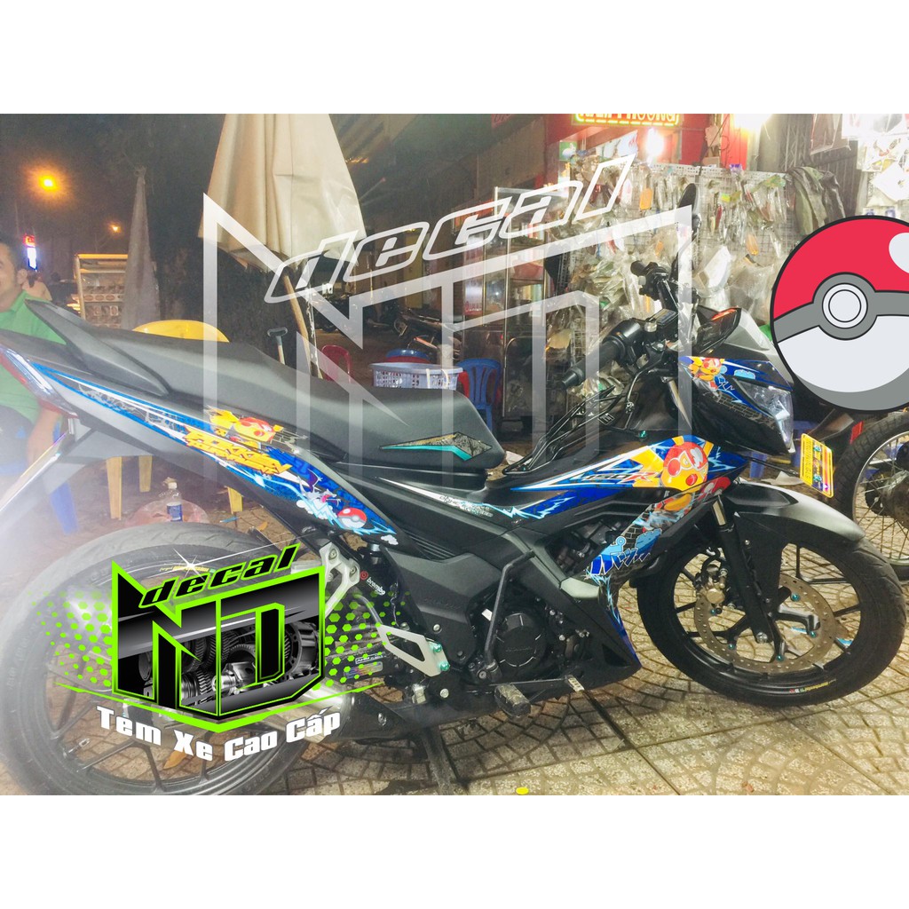 Tem Pokemon Sonic - RờI - Decal SữA Không Bay MàU