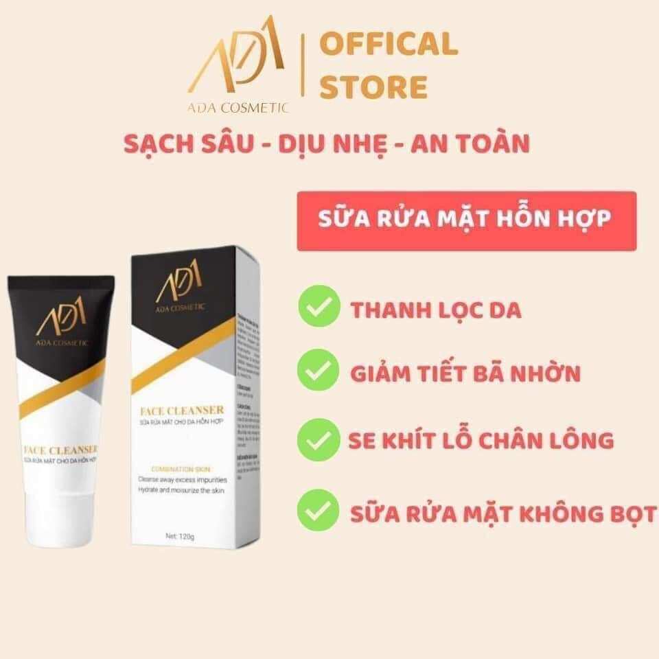 Sữa Rửa Mặt Không Bọt ADA Kiềm Dầu
