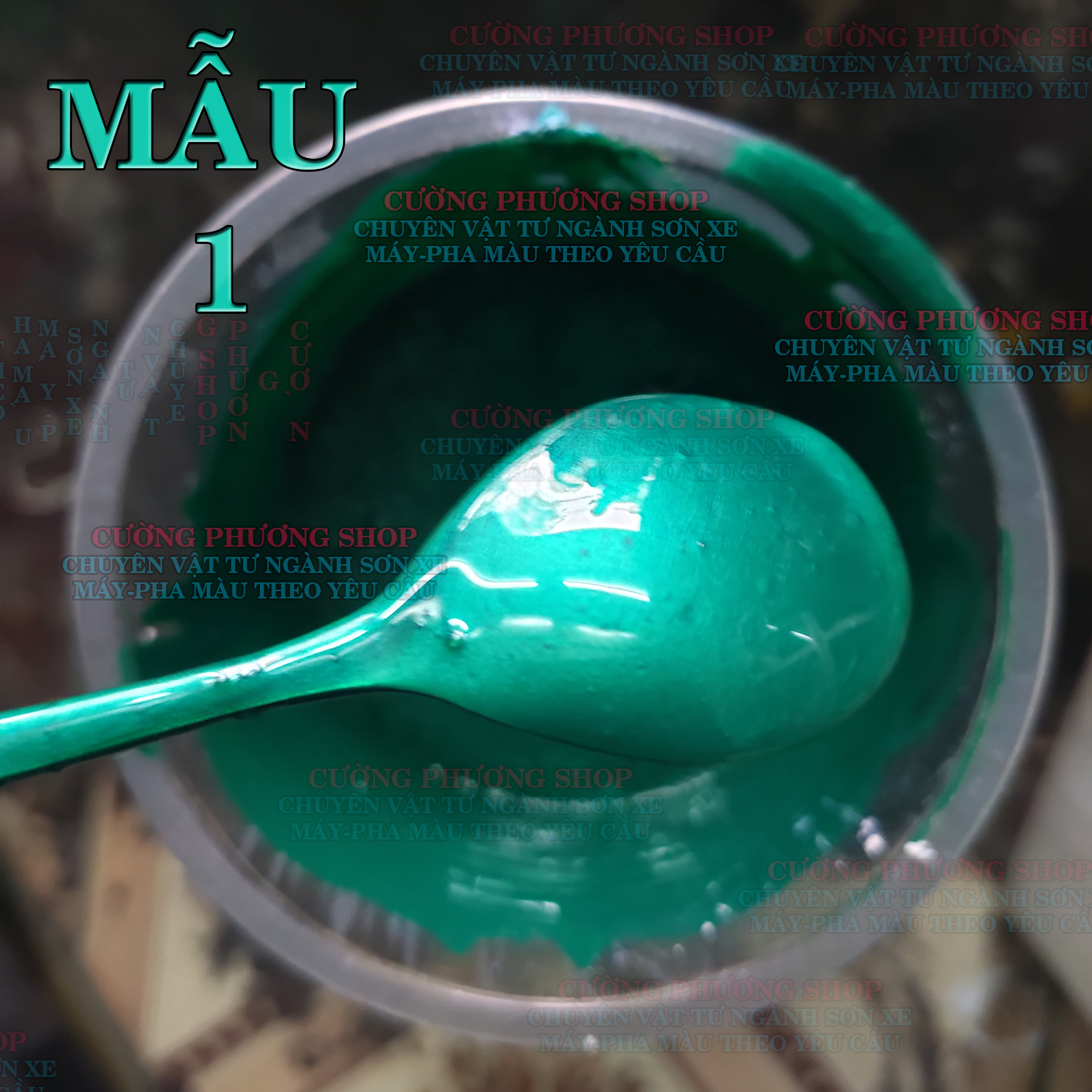 Sơn màu xanh lục bảo
