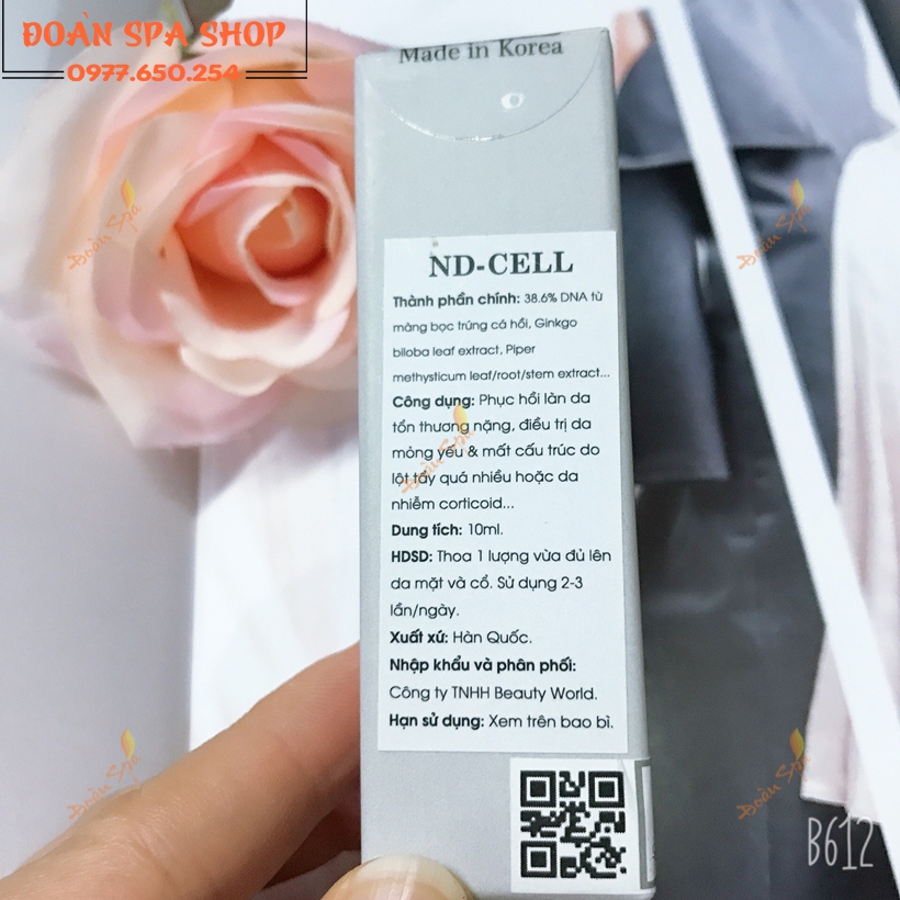 [Mẫu mới] Tế bào gốc phục hồi ND CELL Dr Shee