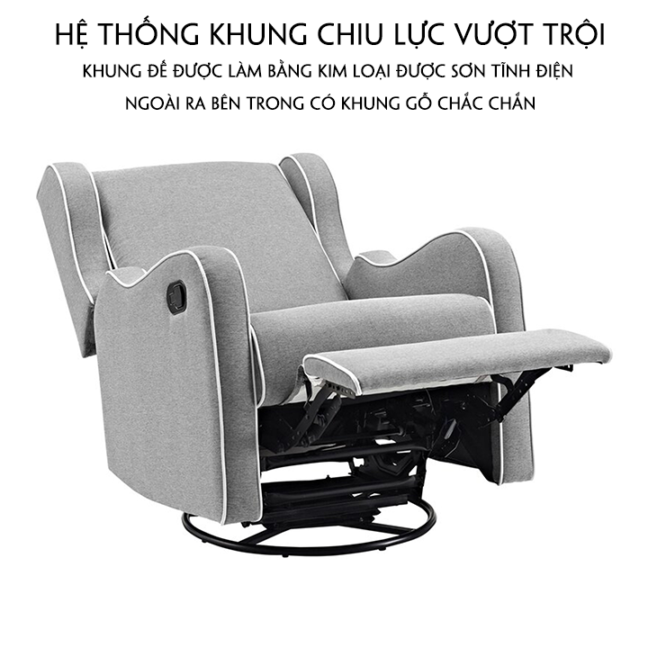 Ghế sofa đơn thư giãn xoay 360 độ