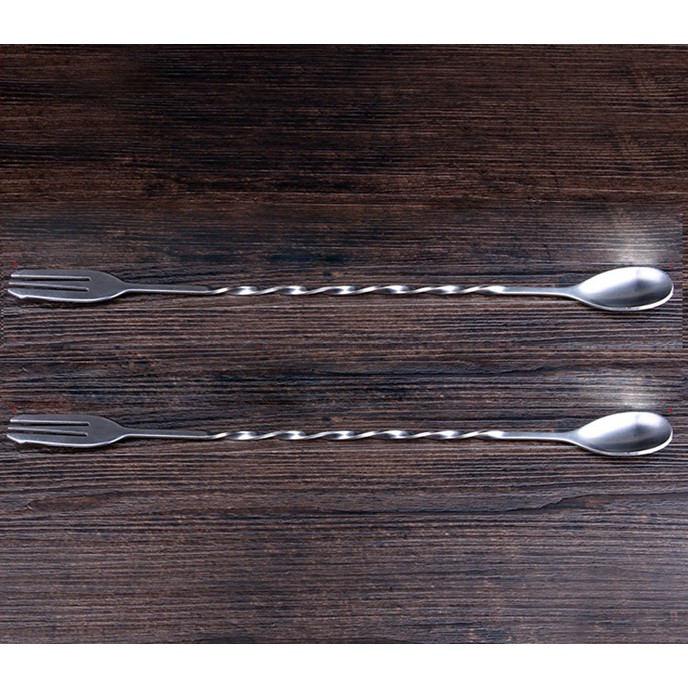 Muỗng Khuấy Inox Pha Chế Cocktail Dài 32cm