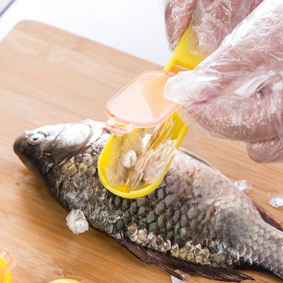 Dụng Cụ Đánh Vảy Cá Cạo Vảy Cá Tiện Lợi