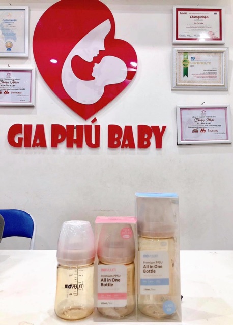 Núm Ti Bình Sữa Moyuum ( số 1 - 2 - 3 - 4 )