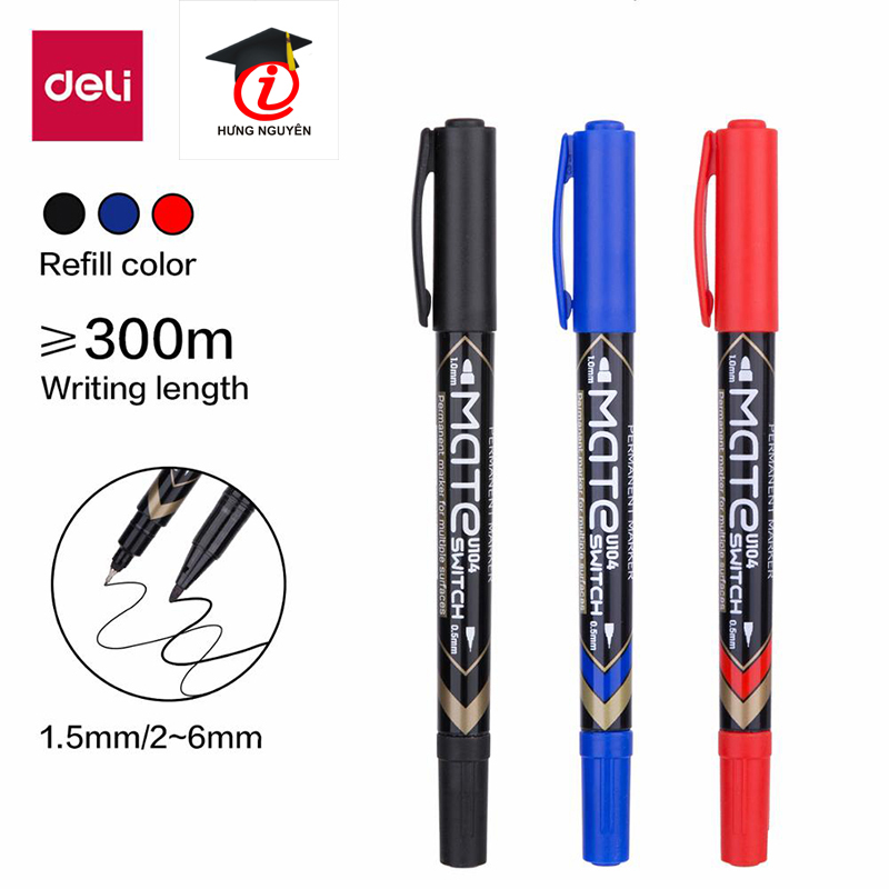 Bút lông dầu U104 (0,5 - 1mm) (Deli)