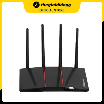 Bộ Phát Sóng Wifi Router Chuẩn Wifi 6 Băng Tần Kép Asus AX55 Đen