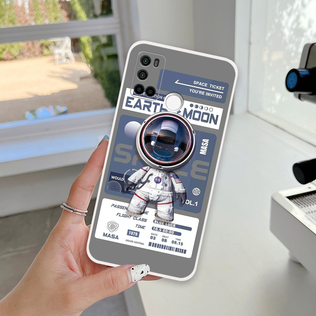 Ốp lưng Vsmart Joy 4 phi hành gia astronaut 3D độc đáo