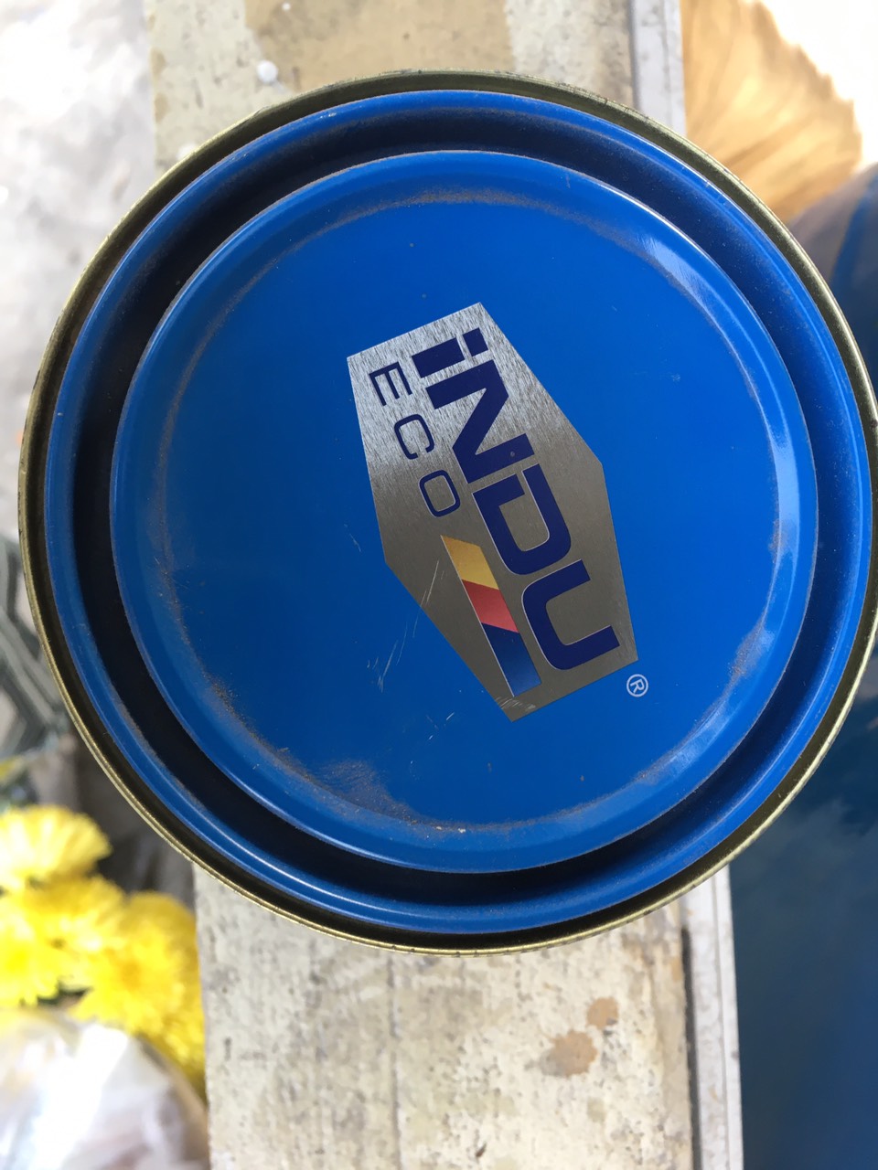 Sơn sắt mạ kẽm INDU màu cánh gián lon 800ml