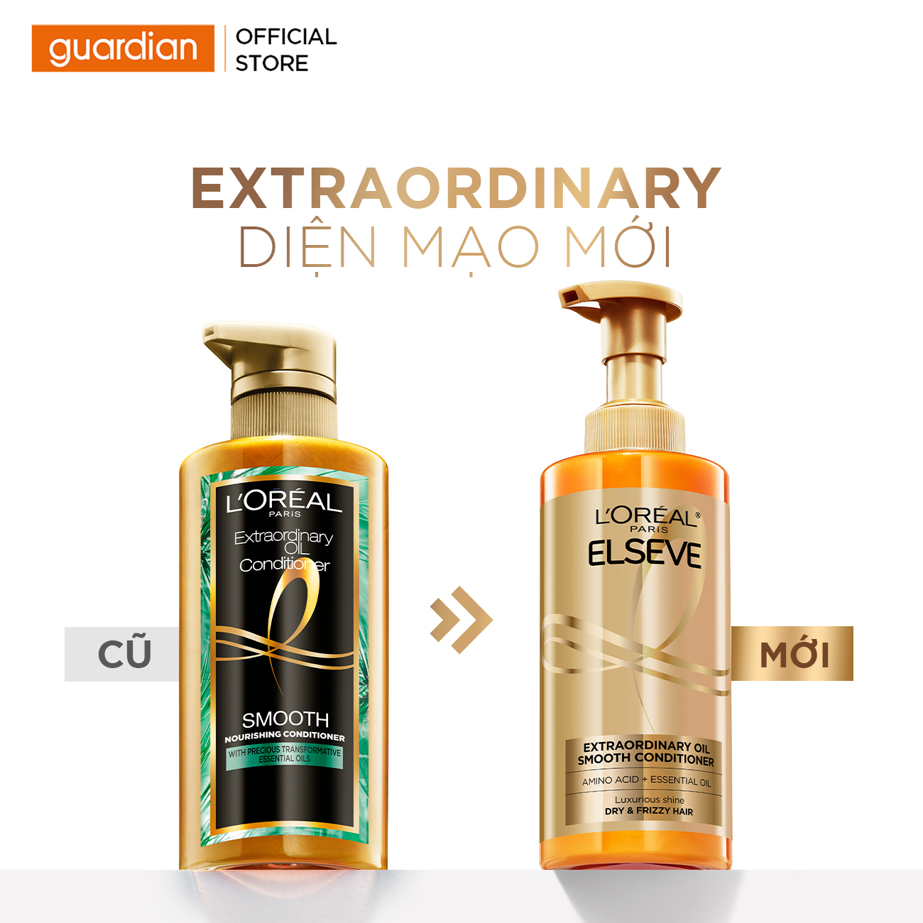 Dầu Xả L'Oreal Extraodinary Oil Dưỡng Tóc Suôn Mượt 440Ml