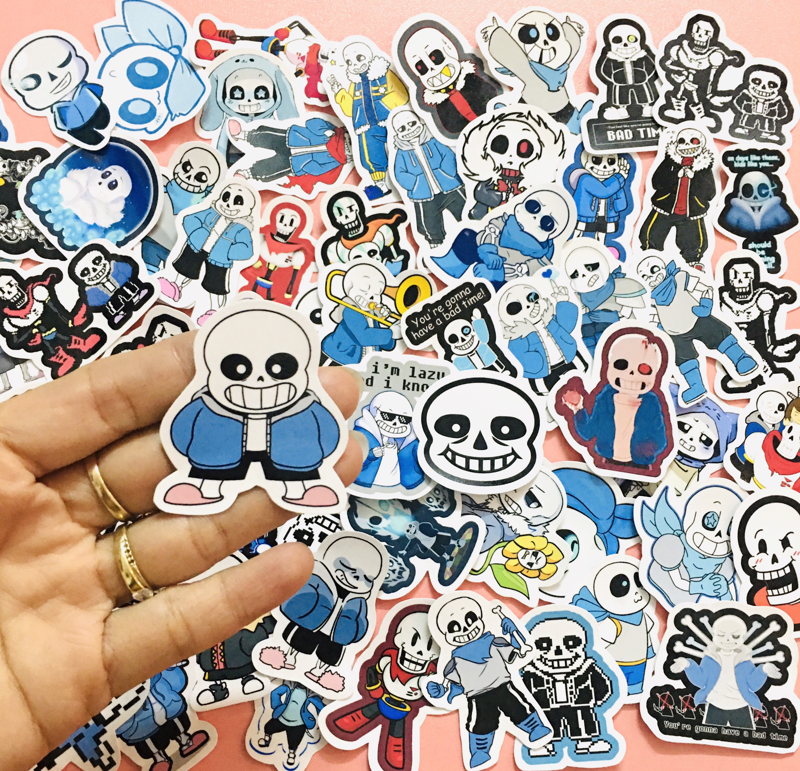Set 30-60 Sticker Sans Undertale