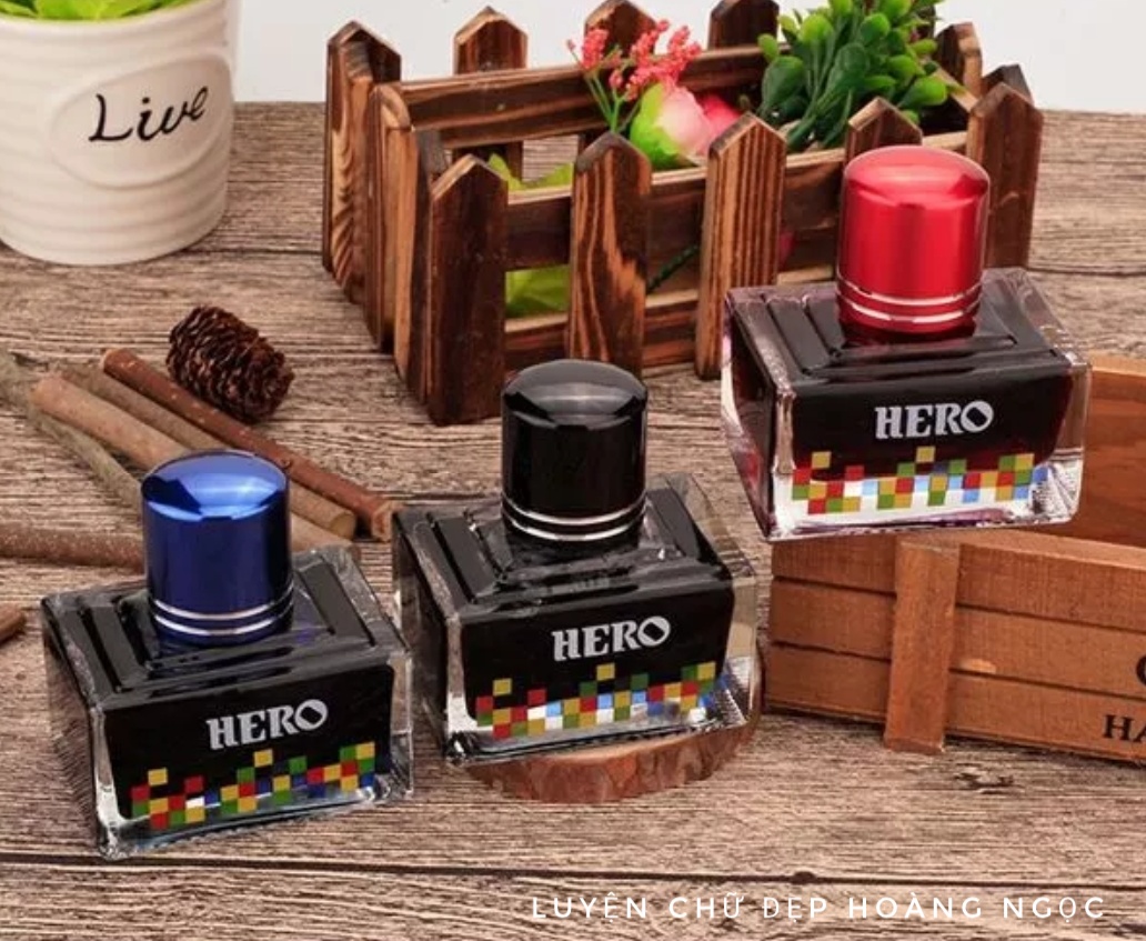 [HCM]Mực bút máy - Mực Hero 40ml