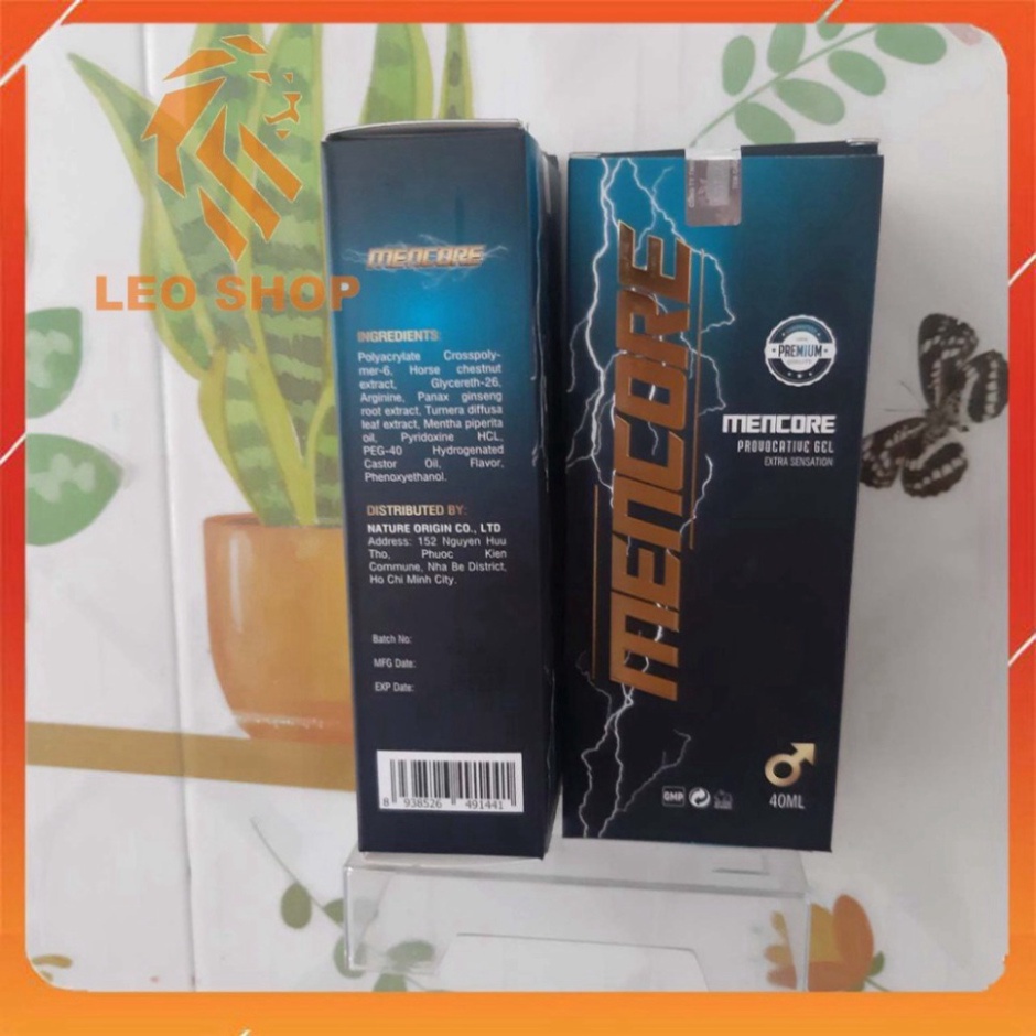 ✅ GEL SINH LÝ MENCORE 👍 ❤️ - CHÍNH HÃNG CHAI 40ML
