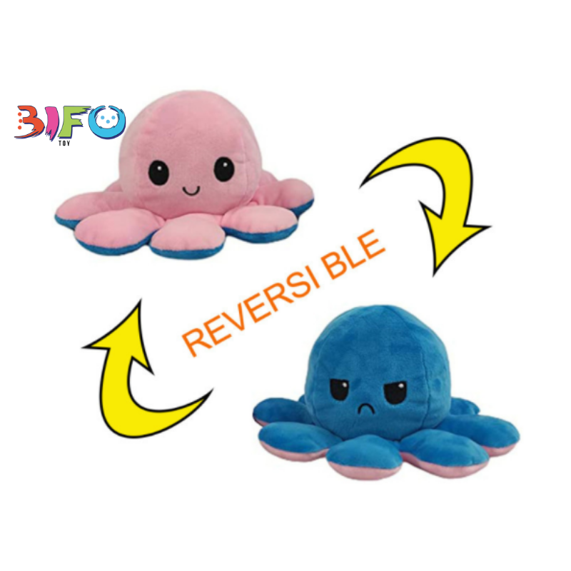 Cute double-sided plush emoji stuffed toy
