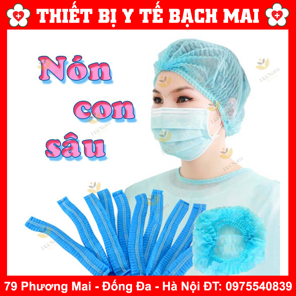 Mũ Y Tế Con Sâu Bịch 100 Cái